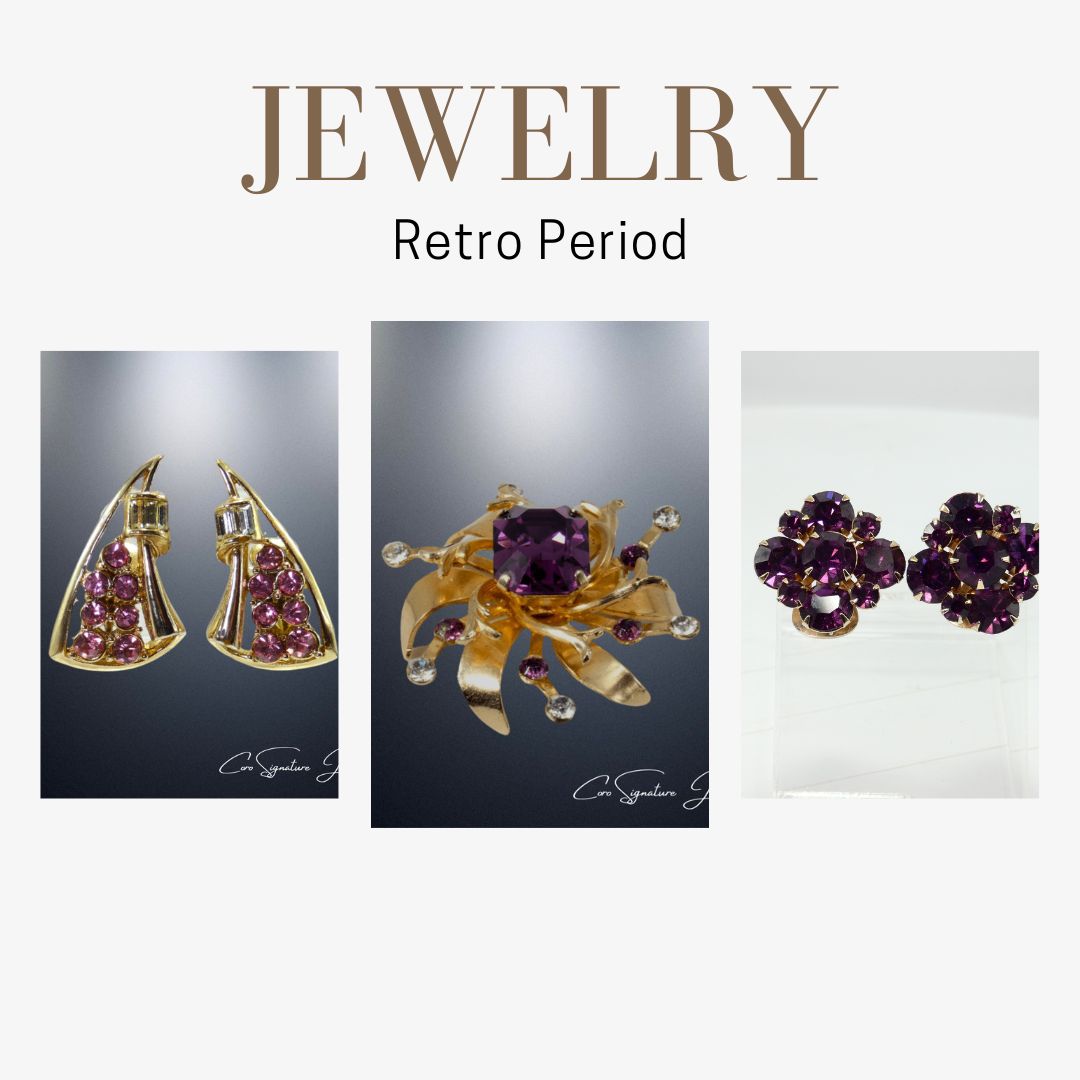 Retro Period Jewelry from - 1935 to 1950s