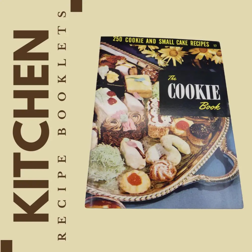 Vintage Recipe Book - 1953 250 Cookie and Small Cake Recipes - Book