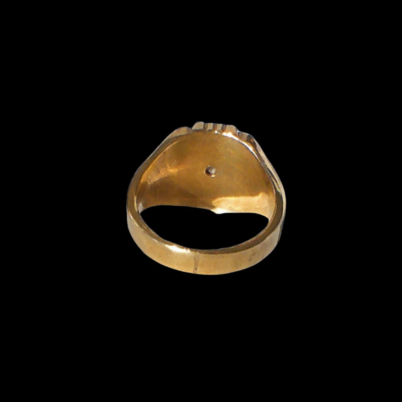 Mid Century Jewelry - Gold Filled Mens Cocktail Ring - GOVintage Jewelry and Collectibles