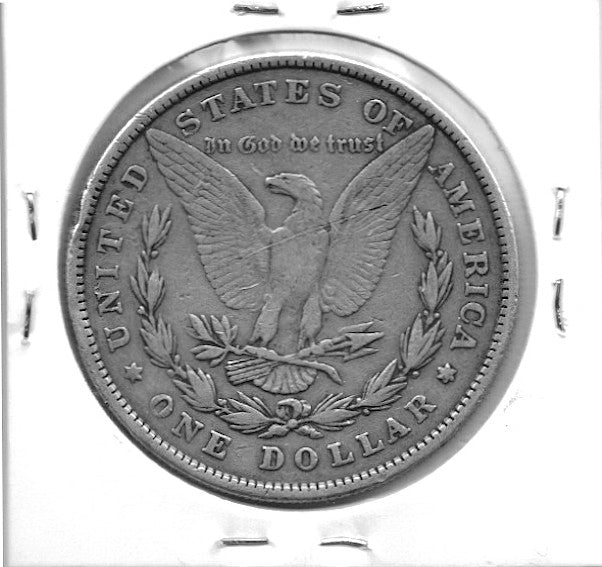 US Silver Coins - 1878 Morgan Silver Dollar 8 Tail Feathers VF