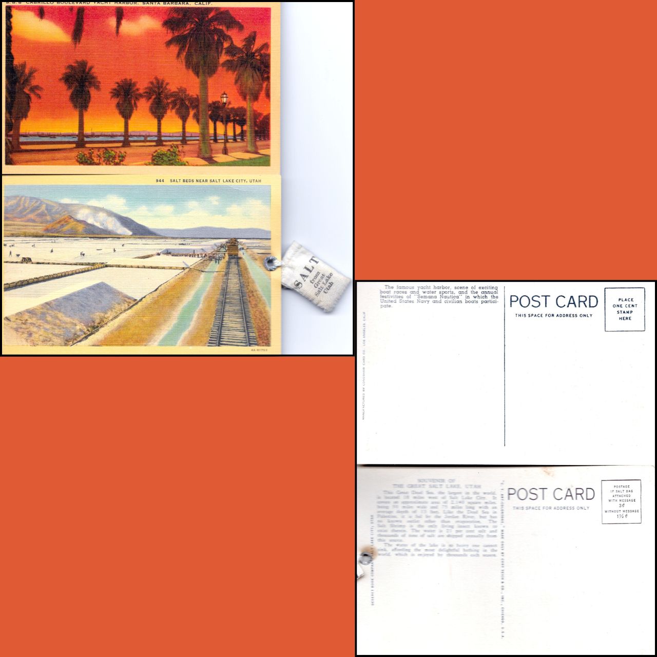 Vintage Memorabilia - West Coast Post Cards - GOVintage Jewelry and Collectibles