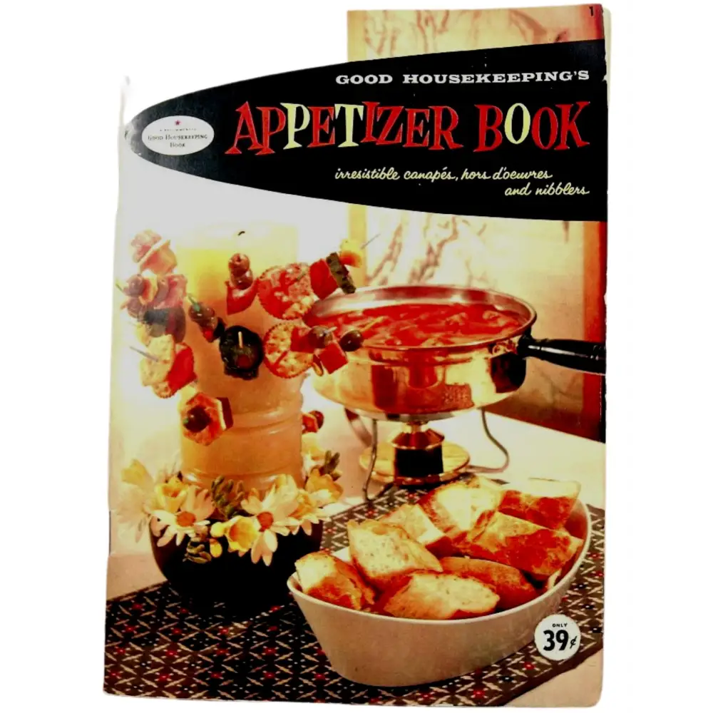 Vintage Recipe Book - Appetizer Recipe Book from Good Housekeeping - GOVintage Jewelry and Collectibles