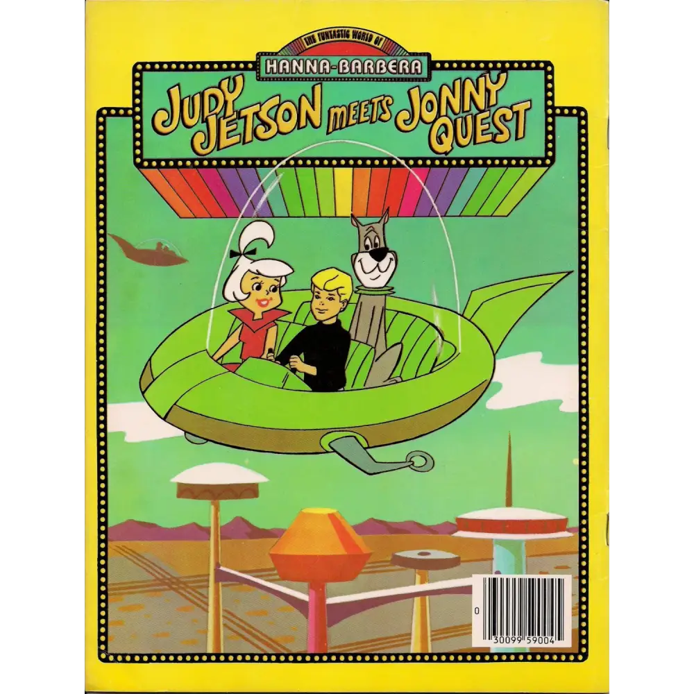 Cartoon Memorabilia - Rare Jonny Quest Meets Judy Jetson Coloring Book - GOVintage Jewelry and Collectibles