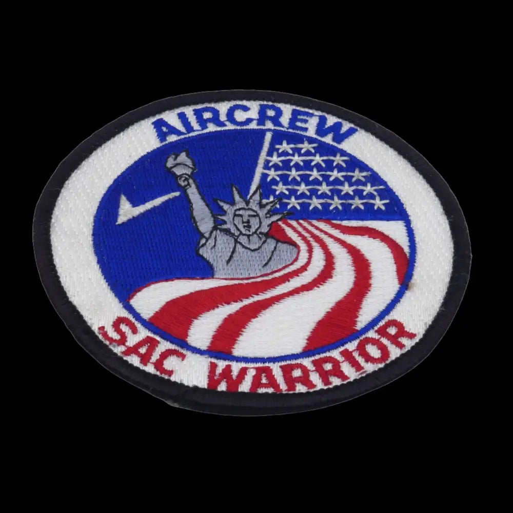 Military Patch - SAC Warrior Aircrew Patch - GOVintage Jewelry and Collectibles