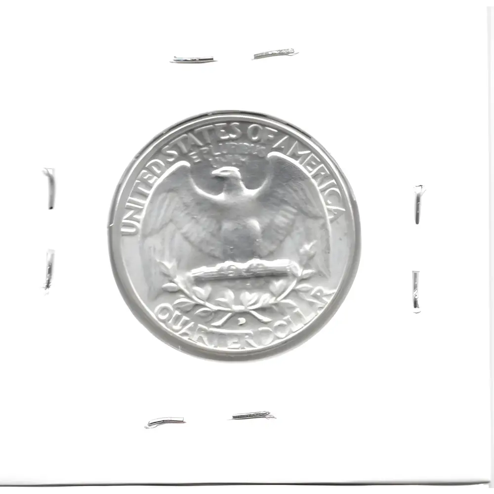 US Silver Coin - 1964D Washington Quarter Fine MS-63 - GOVintage Jewelry and Collectibles