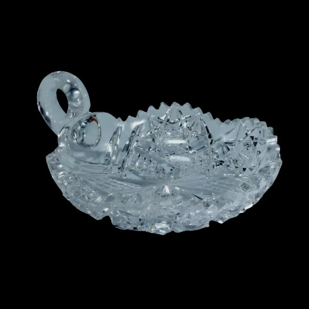 Vintage Cut Glass - Cut Glass Candy Dish - GOVintage Jewelry and Collectibles