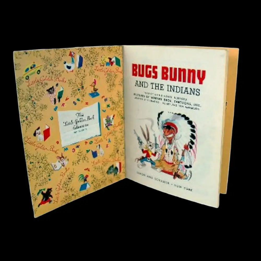 Vintage Kids Book - Bugs Bunny and the Indians - GOVintage Jewelry and Collectibles