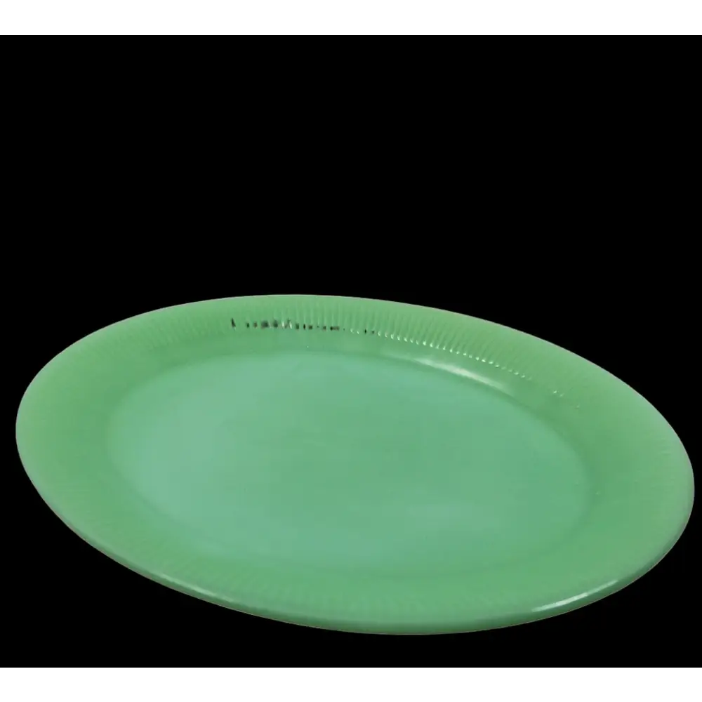 Vintage Kitchenware - Fire King Oven Ware Jadeite Platter - GOVintage Jewelry and Collectibles