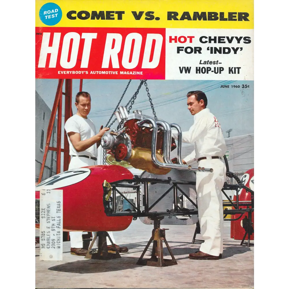 Vintage Magazine - Hot Rod Magazine June 1960 - GOVintage Jewelry and Collectibles