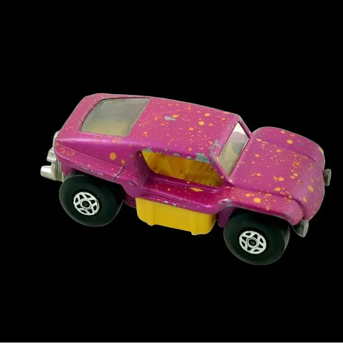 Vintage Matchbox - Hot Pink Beach Buggy Diecast - GOVintage Jewelry and Collectibles