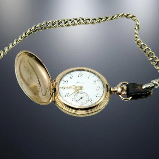 Vintage Pocket Watch - Illinois Watch Model 2 Gold Filled - GOVintage Jewelry and Collectibles