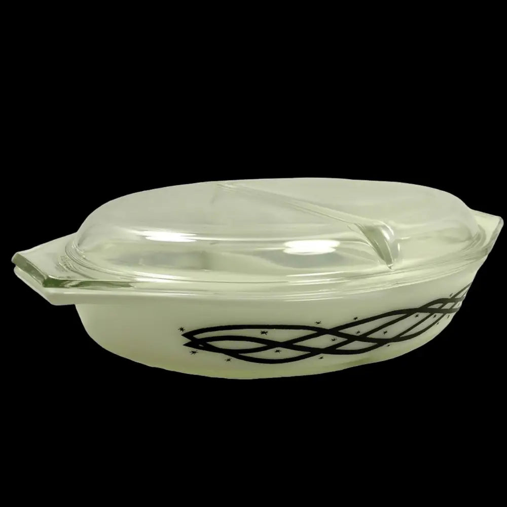 Vintage Pyrex Kitchenware - Casserole Dish Barbed Wire Promotional - GOVintage Jewelry and Collectibles