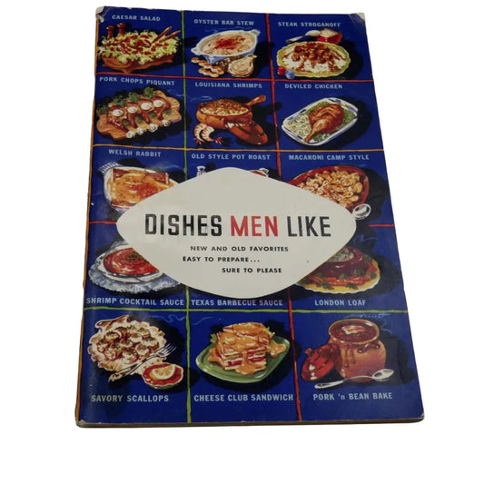 Vintage Recipe Book - Lea & Perrins Dishes Men Like 1952 - GOVintage Jewelry and Collectibles