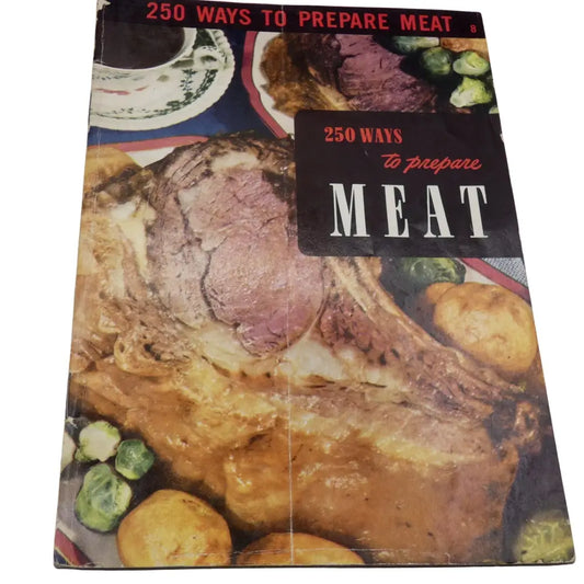 Vintage Recipe Booklet - 250 Ways to Prepare Meat 1949 - GOVintage Jewelry and Collectibles