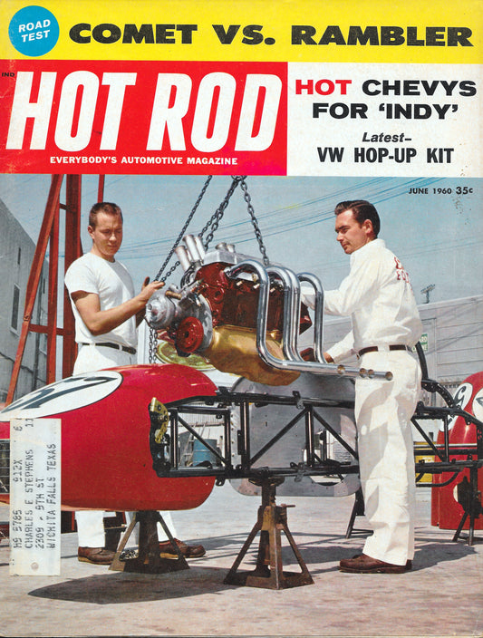 Vintage Magazine - Hot Rod Magazine June 1960 - GOVintage Jewelry and Collectibles