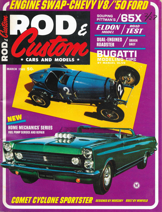 Vintage Magazine - Rod & Custom Magazine March 1965 - GOVintage Jewelry and Collectibles