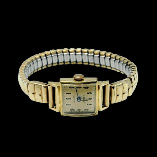 Vintage Watch - Ladies Gold-toned Anker 17 Jewel - GOVintage Jewelry and Collectibles