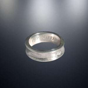 Silver Jewelry - Vintage Tiffany and Company Sterling Ring Band Engraved
