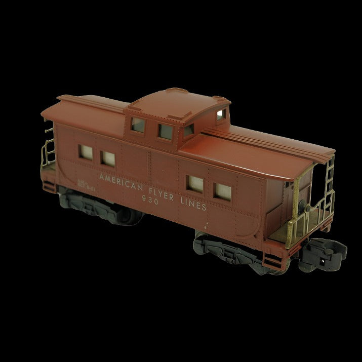 Vintage Model Train - S-Scale American Flyer Lines 930 Caboose right