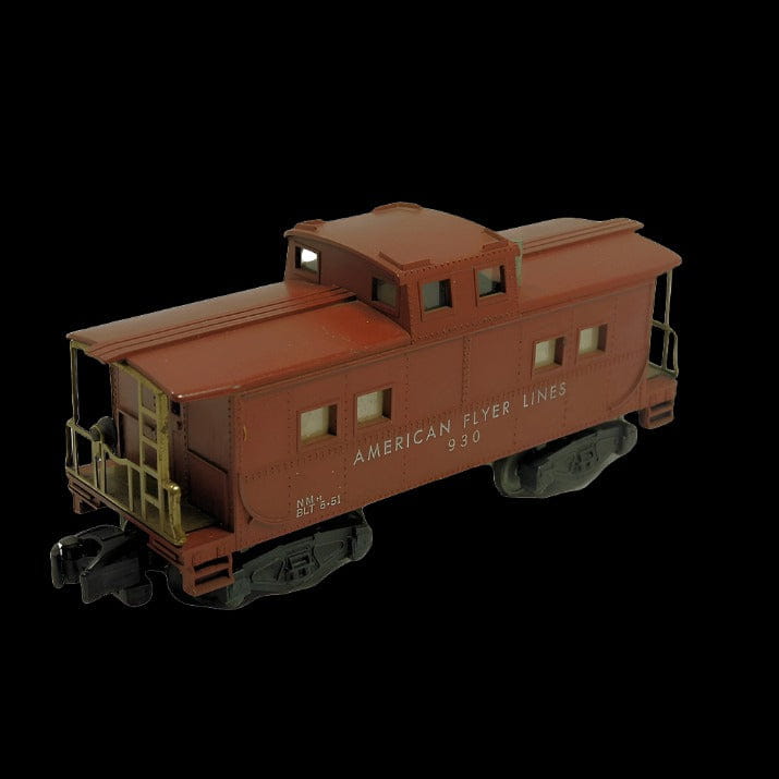 Vintage Model Train - S-Scale American Flyer Lines 930 Caboose - GOVintage Jewelry and Collectibles