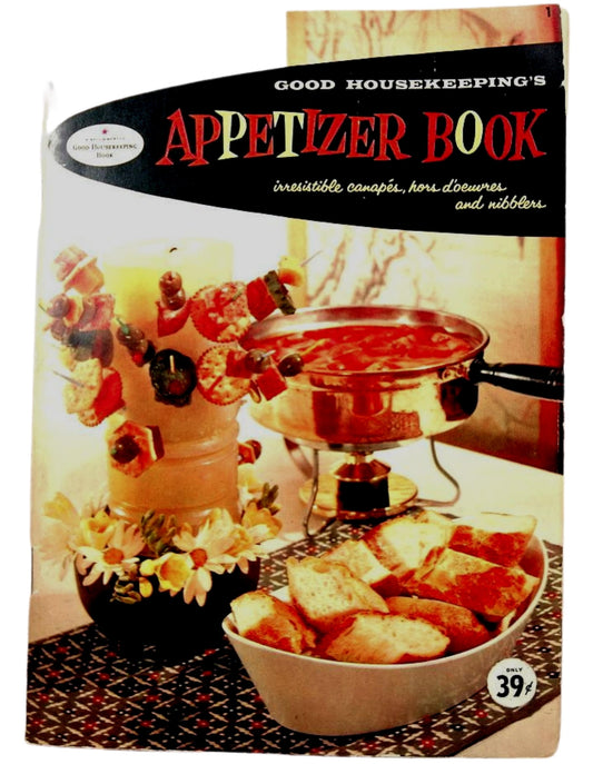 Vintage Recipe Book - Appetizer Recipe Book from Good Housekeeping - GOVintage Jewelry and Collectibles