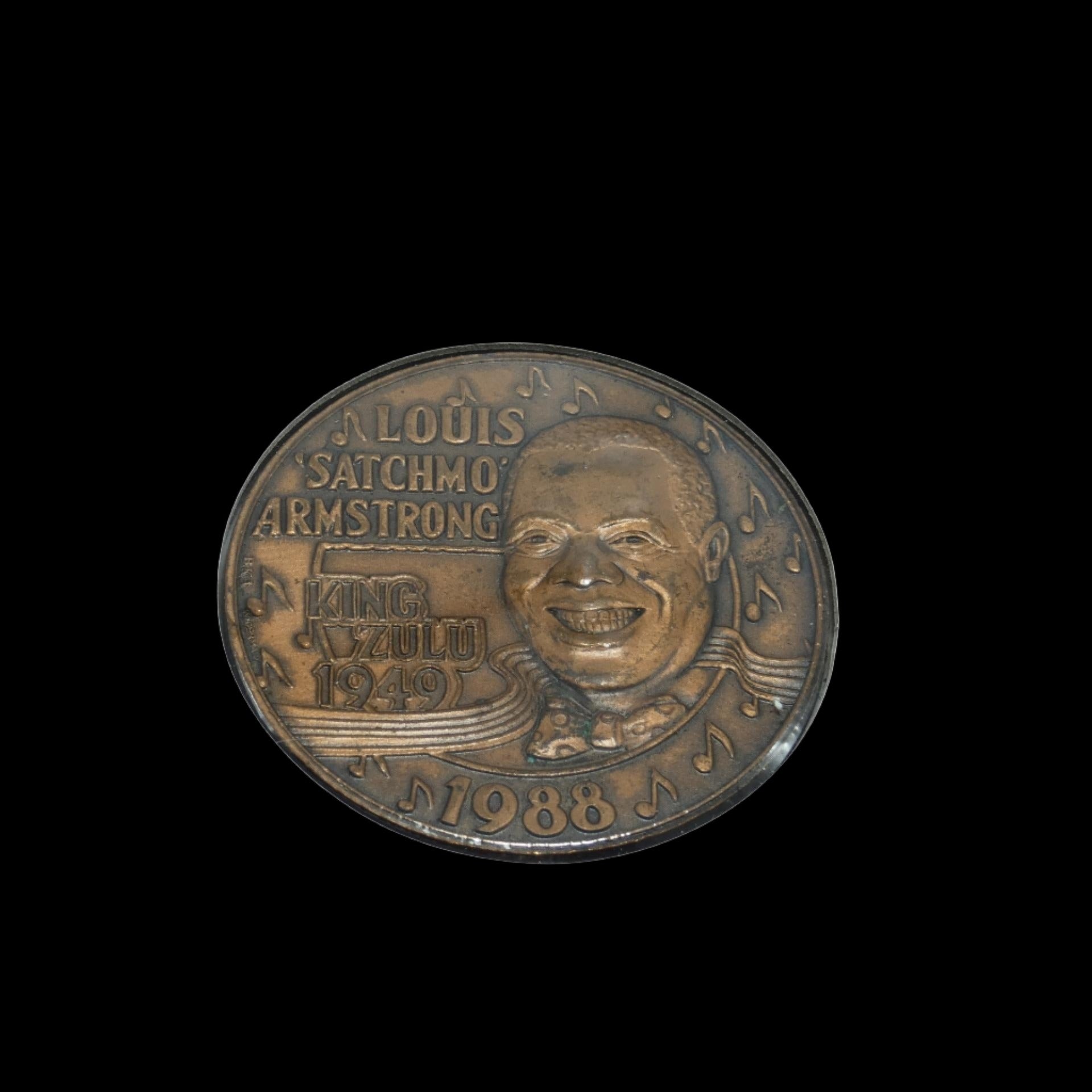 Commemorative Coin - Louis Armstrong 1988 obv