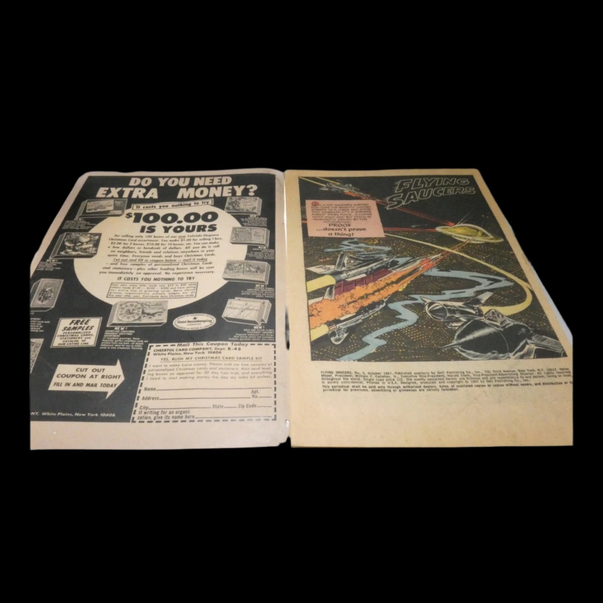 Comic Book - Flying Saucer Comics No. 3 Oct 1967 inside