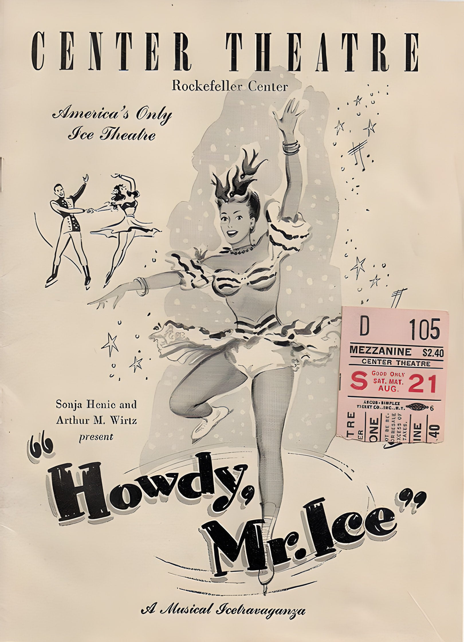 Vintage Memorabilia - Howdy Mr Ice Program from Rockefeller Center - GOVintage Jewelry and Collectibles