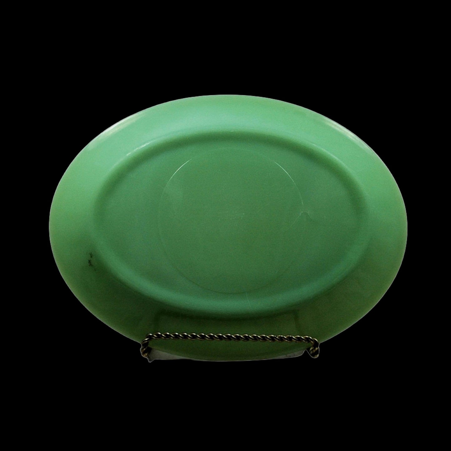 Vintage Kitchenware - Fire King Oven Ware Jadeite Platter - GOVintage Jewelry and Collectibles